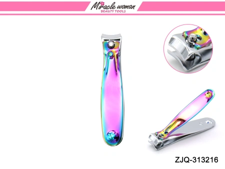 Rainbow-colored nail clippers and nail clippers Rainbow-colored nail clippers and nail clippers
